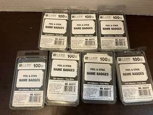 lot 107 image: Name Badge Stickers