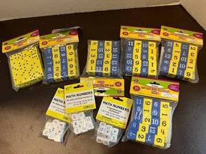 lot 147 image: Classroom Dice Sets