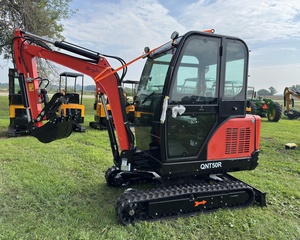 lot 4039 image: 2025 CFG Mini Excavator with Cab, Hydraulic Thumb (QNT50R)