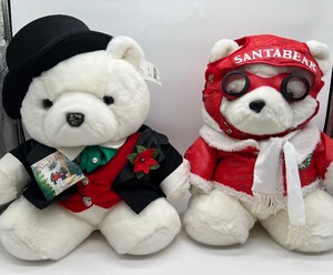 lot 53 image: Lot of Two Vintage Santa Bears Daytons 1987 and 2000