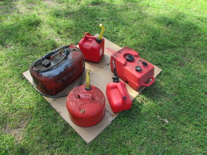 lot 37 image: Gas Cans