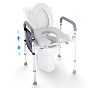 lot 26 image: VEVOR Raised Toilet Seat 7-Position Height Adjustment