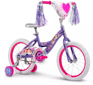 lot 26 image: Huffy Disney Princess Kids Bike - 16 Wheels - Training Wheels