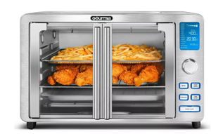 lot 58 image: Gourmia 9-Slice Digital Air Fryer Oven with 14 One-Touch Cooking Functions