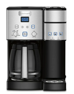 lot 63 image: Cuisinart Coffee Makers Coffee Center 12 Cup Coffeemaker and Single-Serve Brewer