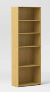 lot 118 image: 5 Shelf Bookcase - Room Essentials