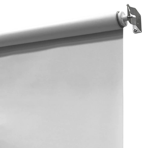 lot 129 image: 55x72 Room Darkening Cordless Vinyl Roller Window Shade White