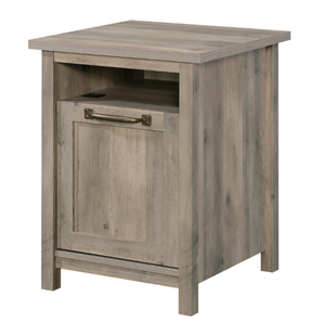 lot 139 image: Better Homes & Gardens Modern Farmhouse Side Table with USB