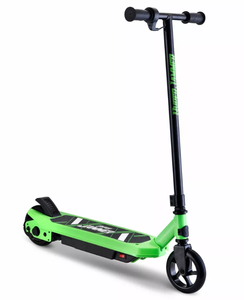 lot 225 image: Hyper Jammer Kids Electric Scooter 12 Volt Battery Powered Scooter - Green Steel Frame, 10 MPH