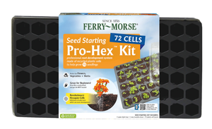 lot 326 image: 7PCS Ferry Morse Pro-Hex Seed Starting Tray 72 Cells - Reusable Plastic Tray