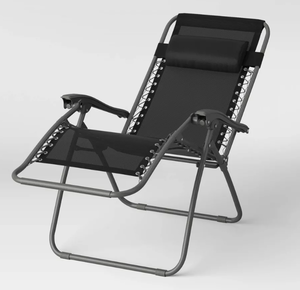 lot 330 image: Zero Gravity Lounger BLACK - Room Essentials
