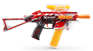 lot 354 image: XSHOT Hyper Gel Trace Fire Blaster, Outdoor, (10,000 Hyper Gel Pellets) by ZURU, Ages 14
