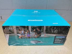 lot 12 image: Aiper Surfer M1 Automatic Pool Skimmer Robotic Surface Cleaner with App Control & Solar Powered