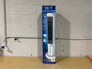 lot 303 image: Arctic Air Tower  Electric Portable Cooling Fan, Quiet Operation, 4 Speeds, Black, 103 CFM