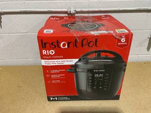 lot 121 image: Instant Pot RIO Chef Series 6 Qt Pressure Cooker and Multi-Cooker