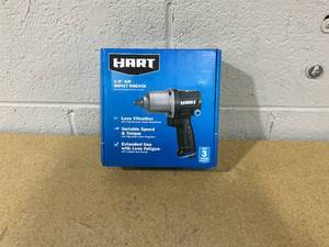 lot 358 image: HART 38 Inch Air Impact Wrench, Twin-hammer Impact Mechanism, 250 ft-lbs of Torque