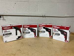 lot 378 image: LOT OF 4 Hyper Tough Drills