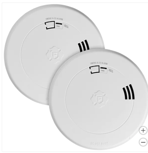 lot 432 image: LOT OF 2First Alert Precision Detection, 10-year Battery Smoke and Carbon Monoxide Alarm, 2-packL