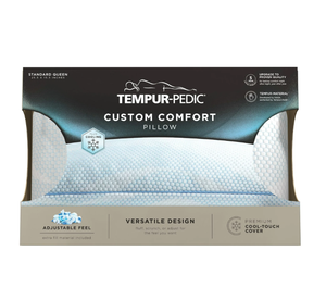 lot 442 image: Tempur-Pedic Custom Comfort Bed Pillow and Cooling, Adjustable Support, StandardQueen, Adult