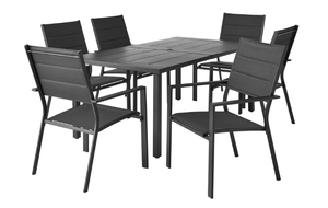 lot 83 image: 7PCS Mainstays Dashwood Steel Outdoor Dining Set
