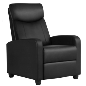 lot 89 image: COMHOMA Faux PU Leather Push-Back Recliners