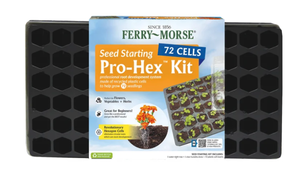 lot 164 image: 7PCS Ferry Morse Pro-Hex Seed Starting Tray 72 Cells - Reusable Plastic Tray