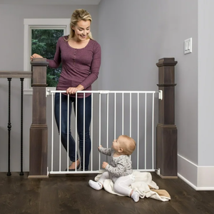 lot 237 image: Regalo Extra Wide 2-in-1 Stairway and Hallway Baby Safety Gate
