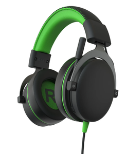 lot 369 image: Onn. Xbox Wired Video Game Headset with 3.5mm Connector, Flip-to-Mute Mic, Cooling Gel Earpads and 50mm Speakers