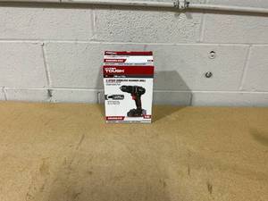 lot 395 image: Hyper Tough 20V Max Brushless 2-Speed Cordless Hammer Drill with 1.5Ah Lithium-Ion Battery and Charger
