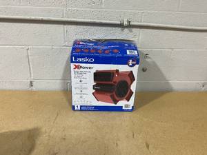 lot 396 image: Lasko 11 X-Blower Multi-Position Utility Blower Fan with USB Port