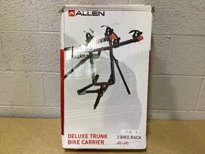 lot 294 image: Allen Sports Deluxe 2-Bicycle Trunk Mounted Bike Rack Carrier