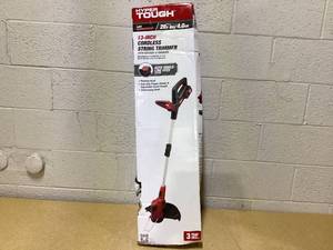 lot 298 image: Hyper Tough 20V Max Cordless 13-Inch Battery Powered String Trimmer