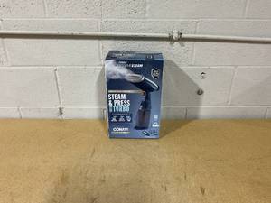 lot 194 image: Conair Handheld Garment Steamer for Clothes, Turbo Extreme Steam 1550W, Portable Handheld Design