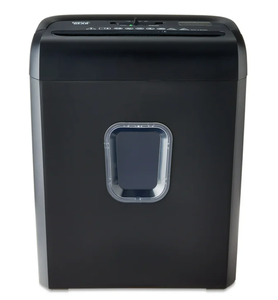 lot 175 image: PenGear 6-Sheet Micro-cut PaperCredit Card Shredder with 3.4 Gallon Bin, Black,Home and Office use