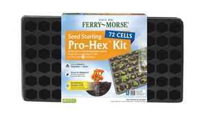 lot 184 image: 7PCS Ferry Morse Pro-Hex Seed Starting Tray 72 Cells - Reusable Plastic Tray