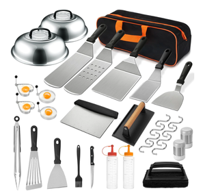 lot 246 image: 35PCS Griddle Accessories Kit,Flat Top Grill Accessories Set