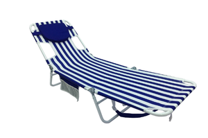 lot 252 image: Mainstays Folding Backpack Face-Down Beach Fabric Lounger