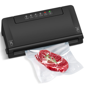 lot 256 image: Mainstays Vacuum Sealer with Built-in Cutter and Roll Storage