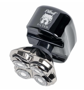 lot 264 image: Pitbull Silver PRO Head & Face Shaver  USB charging cable included