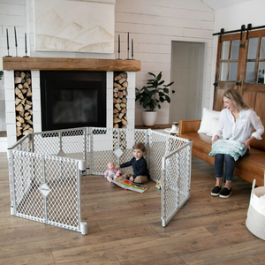 lot 279 image: Toddleroo by North States Superyard Explorer Baby Play Yard