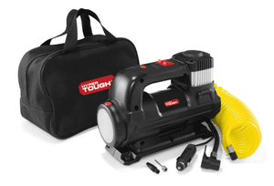 lot 398 image: Hyper Tough DC 12V Heavy Duty Direct Drive Digital Tire Inflator with Detachable LED Light