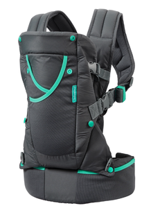 lot 471 image: Infantino Carry On Active Multi-Pocket Baby Carrier, 4-Positions, 8-40lbs