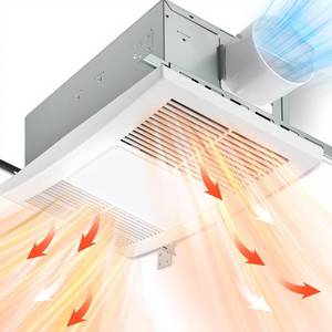 lot 12 image: Osluken Bathroom Exhaust Fan, Heater and LED Light Combo