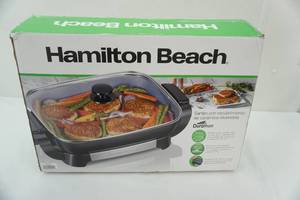 lot 6 image: Hamilton Beach Durathon Reversible Ceramic Skillet