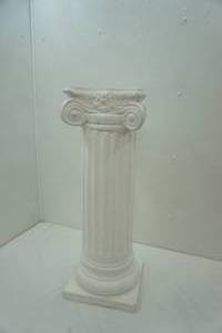 lot 13 image: Roman Column Statue 30.5 tall by 11 square base. ceramic