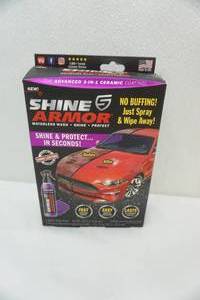 lot 22 image: NEW Shine Armor Fortify Quick Coat 3-in-1 Ceramic Coating Spray Kit