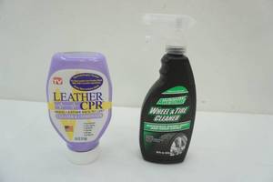 lot 25 image: Leather CPR (Full) LAS Totally Awesome Wheel & Tire Cleaner (Almost Full)