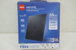 lot 40 image: NEW RCA Amplified indoor flat HDTV antenna
