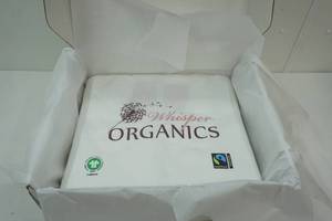 lot 54 image: Whisper Organics Quilted Mattress Protector (NEW)