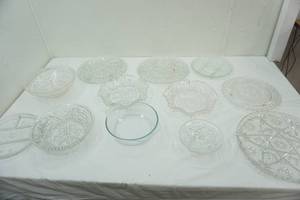 lot 72 image: Crystal Serving Bowls & Plates